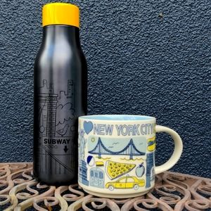 Starbucks collectable New York cups
